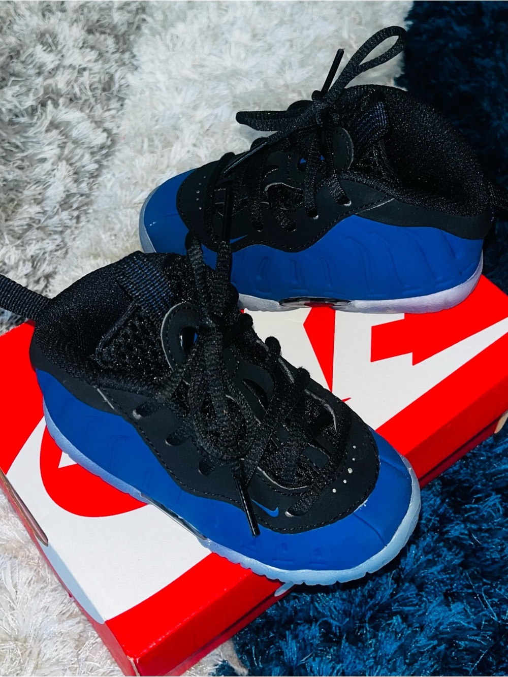 ✨(NEW) Nike Little Posite One
‘Deep Royal’, TD Size 5C✨